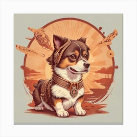 Star Wars Corgi Canvas Print