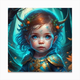 Elven Girl Canvas Print