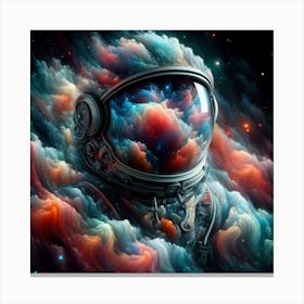 Astronaut In Space 3 Canvas Print