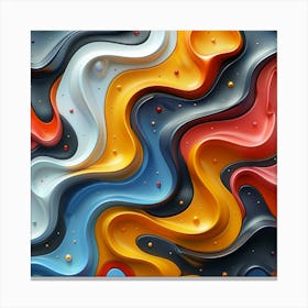 Abstract Abstract Painting 10 Canvas Print