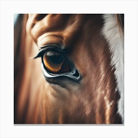 Eye Of A Horse 33 Canvas Print