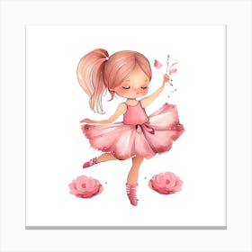 Little Ballerina Canvas Print