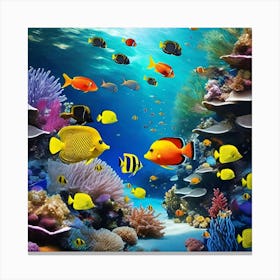 Coral Reef 3 Canvas Print