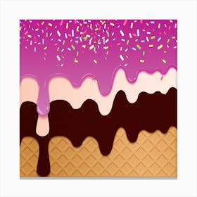 Ice Cream Sundae 7 Canvas Print