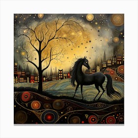 Night Horse Canvas Print