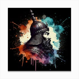 Azerbaijani Warrior Canvas Print