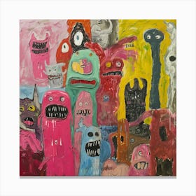 Monsters 1 Canvas Print