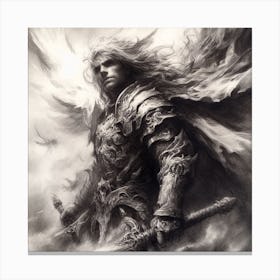 Angel Of The Sky Canvas Print