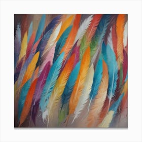 Feathers 7 Canvas Print