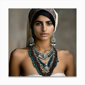 Muslim Woman Canvas Print