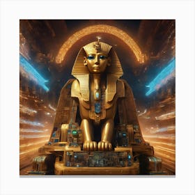 Egyptian Sphinx 8 Canvas Print