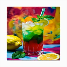 Mojito Cocktail Canvas Print