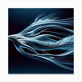 Swimming Canvas Print