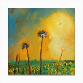 Dandelions Canvas Print