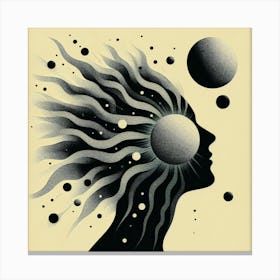 Woman'S Head 2 Canvas Print