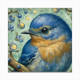 Bluebird 2 Canvas Print