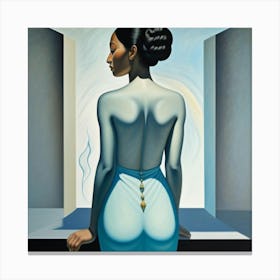 Back View Of A Woman 1 Canvas Print