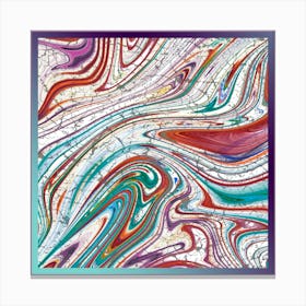 Abstract Background Ornamental Canvas Print