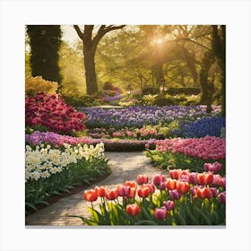 Tulip Garden 8 Canvas Print