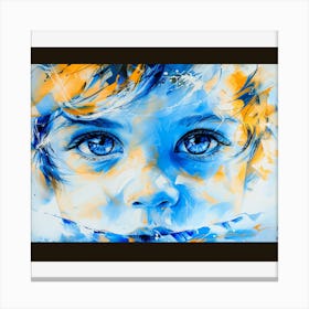 Blue Eyes Canvas Print