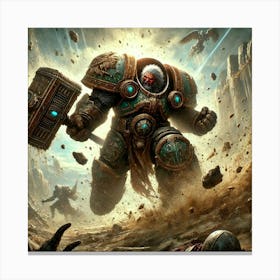 General Torvag Lithen Earthshaker Strike Canvas Print