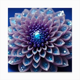 Dahlia Flower Canvas Print