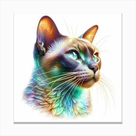 Creative Feline Cat Artwork 95 Canvas Print