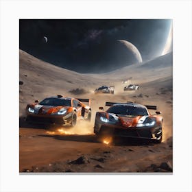 Moon Race 2 Canvas Print