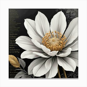 White Lotus Canvas Print