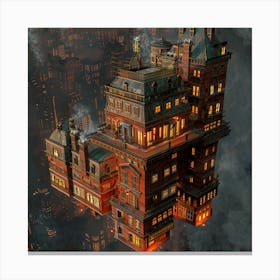 City In The Sky 6 Canvas Print