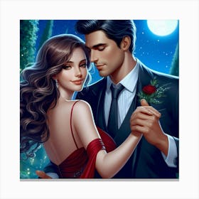 Love Story 1 Canvas Print