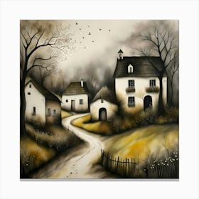 House In The Countryside 1 Canvas Print