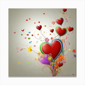 Valentine'S Day Canvas Print