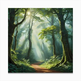 Forest Path 10 Canvas Print