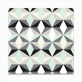 Modern Retro Pattern 24 Canvas Print