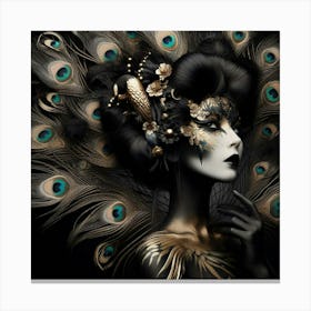 Peacock 14 Canvas Print