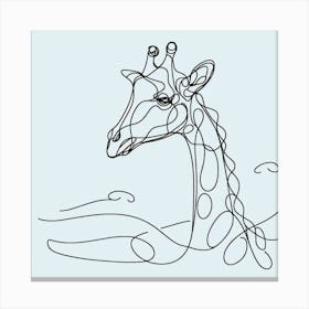 Giraffe Picasso style 3 Canvas Print