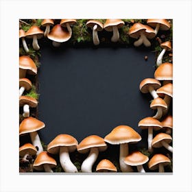 Mushroom Frame 15 Canvas Print