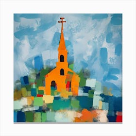 Lone Church Canvas Print