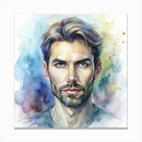 Portrait Of A Man Canvas Print