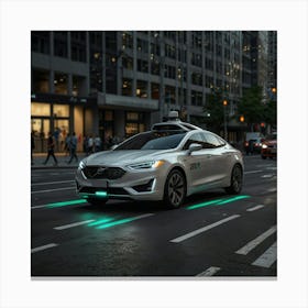 Self - Driving Car 5 Canvas Print