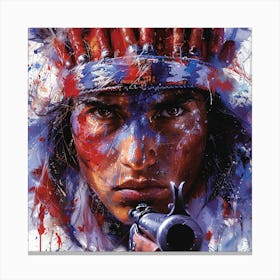 Indian Warrior 2 Canvas Print