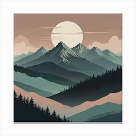 Landscape Painting 3 Canvas Print