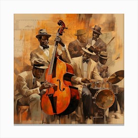 Jazz Musicians 31 Canvas Print
