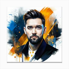 Man With A Beard Canvas Print