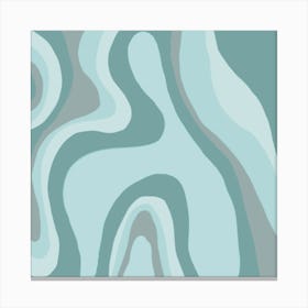 Abstract Wavy Pattern Canvas Print