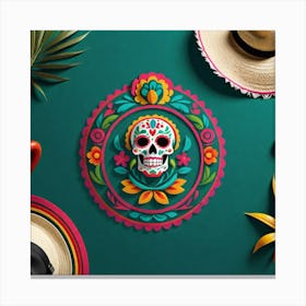 Day Of The Dead 24 Canvas Print