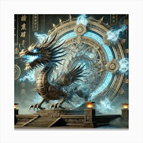 Dragons Heart Cannon Shenlong Sovereignty Canvas Print