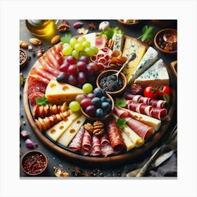 Cheese Platter 3 Canvas Print