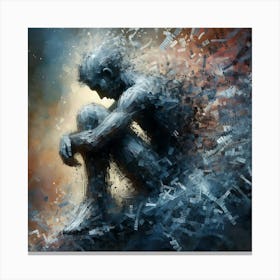 Man In Pain 1 Canvas Print